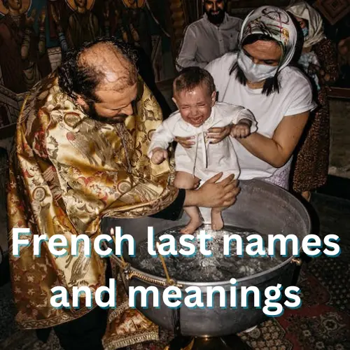 French last names and meanings