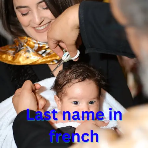 Last name in french